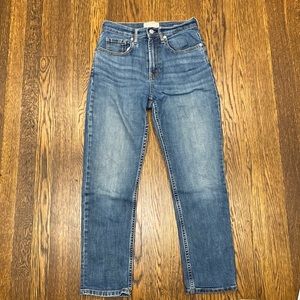 Everlane High waisted straight jean